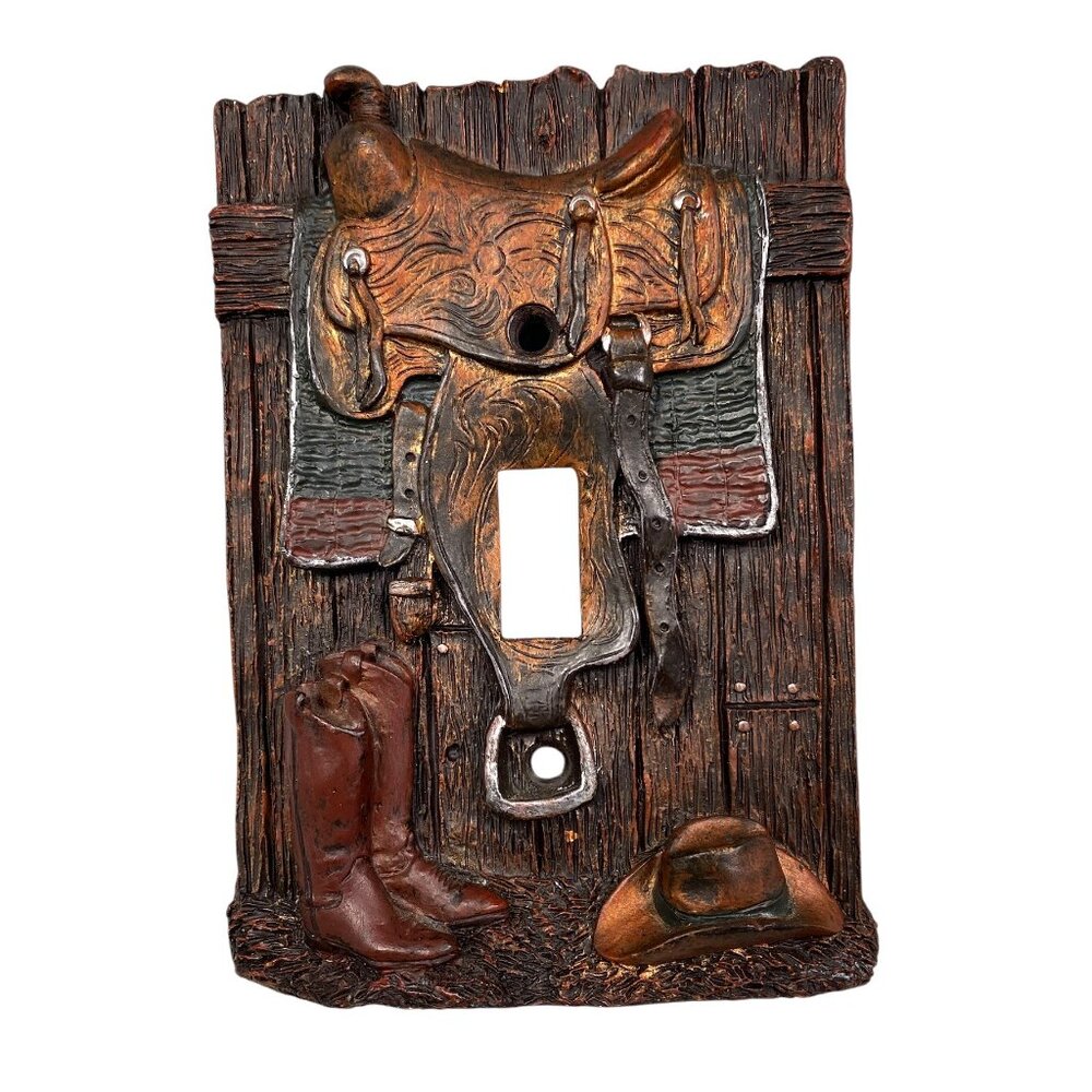 Western Themed Light Switch Cover